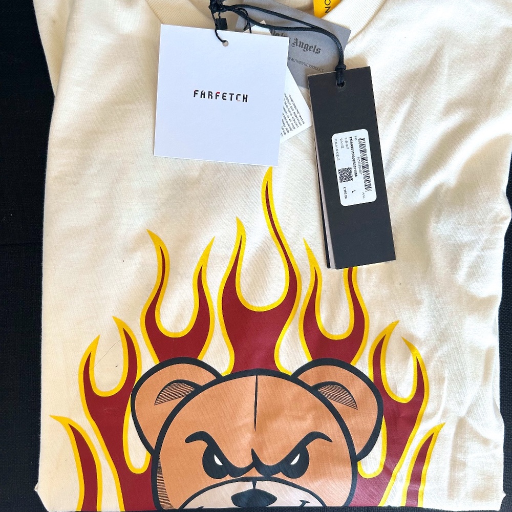 palm angels moncler graphic bear tee